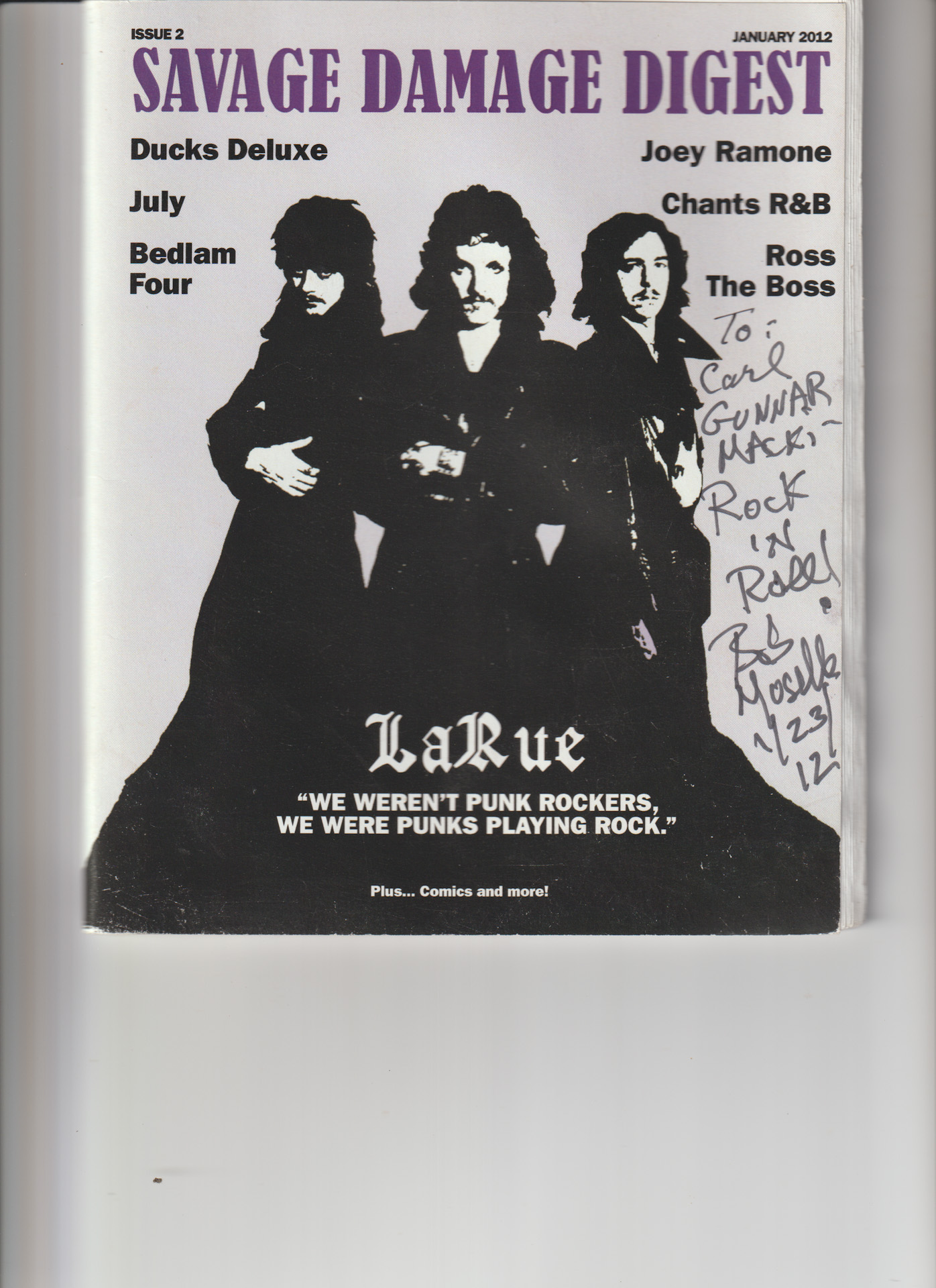 La Rue Savage Famage DIgest cover